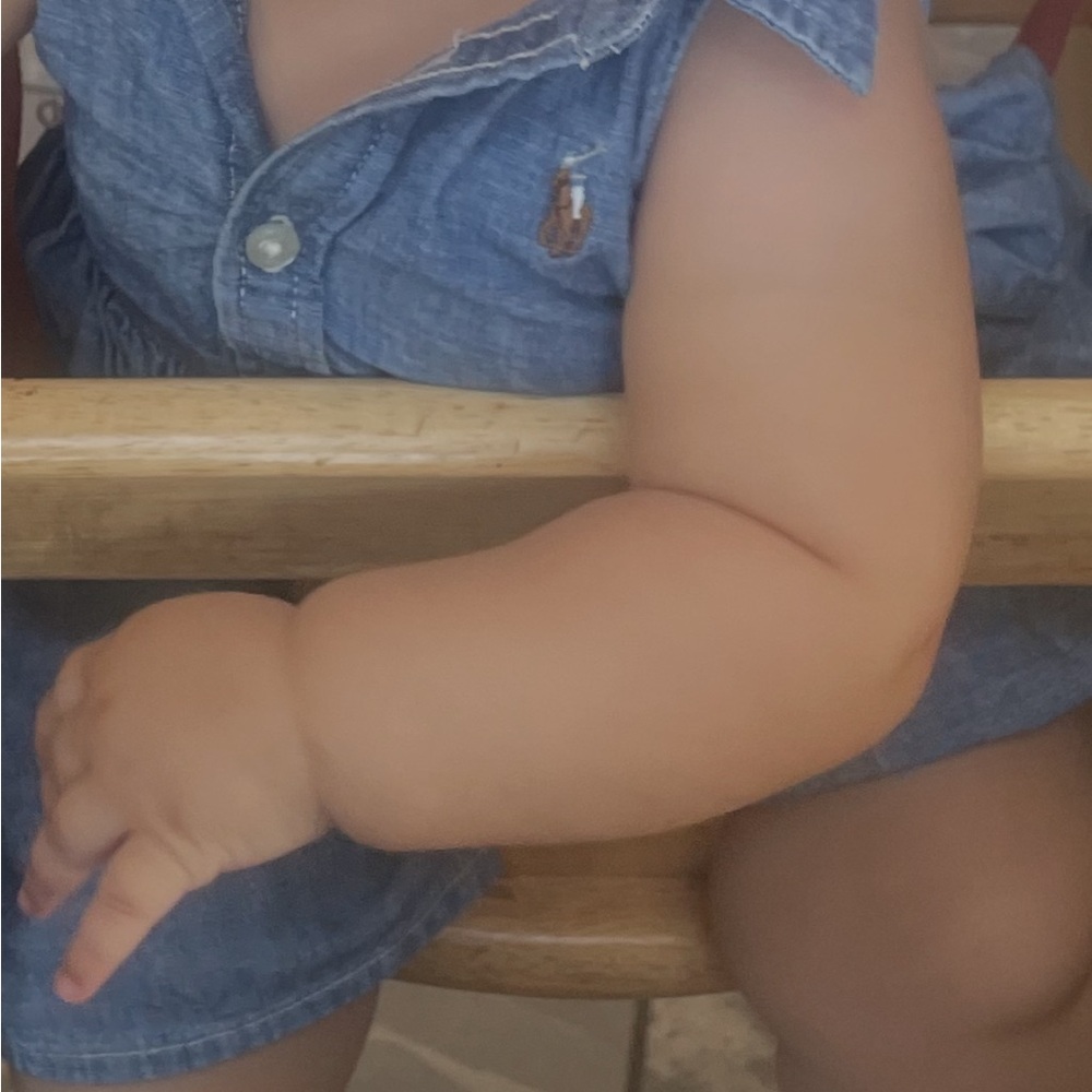 Ralph Lauren Infant Blue Denim Outfit